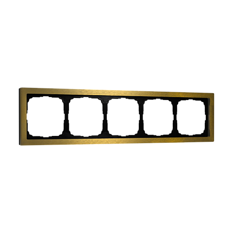 Systeme Electric ArtGallery Pure Металл Золото Рамка 5-ая