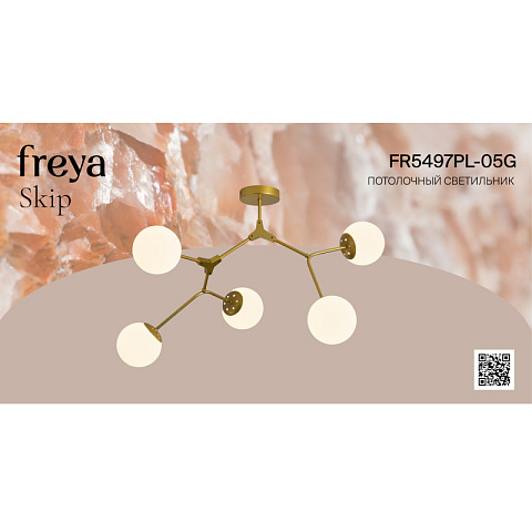 Накладная люстра Freya FR5497PL-05G