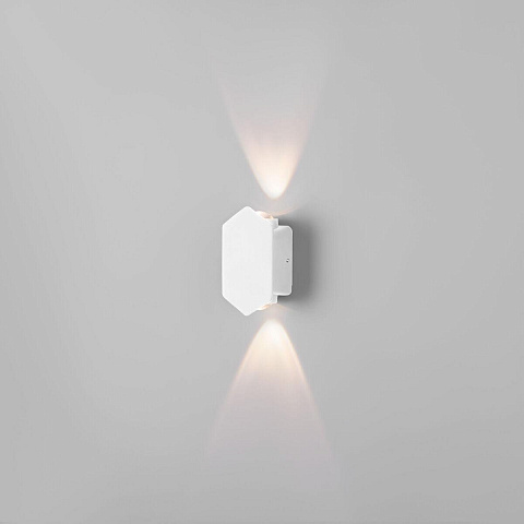 Уличный настенный светодиодный светильник Elektrostandard Mini Light 35152/D белый a060878
