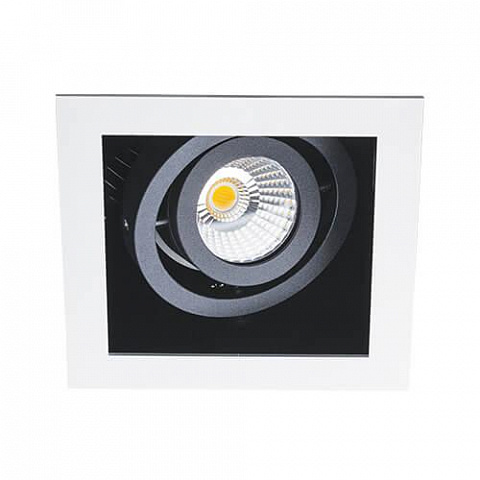 Встраиваемый светодиодный светильник Italline DL 3014 white/black