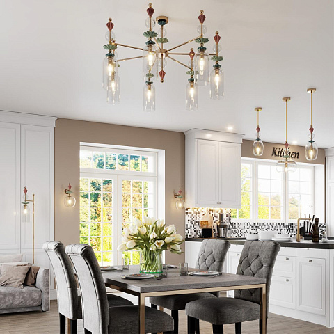 Люстра на штанге Odeon Light 4855/7C