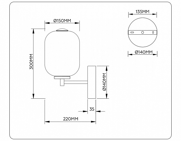 Бра Ambrella Light LH11039