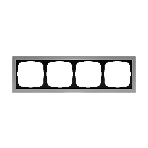Systeme Electric ArtGallery Pure Органическое стекло Алюминий Рамка 4-ая
