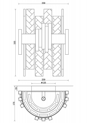 Настенный светильник Moderli Stasy V9011-2W