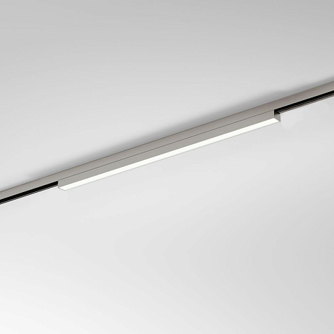Трековый светильник 24W 4000K никель Elektrostandard 85527/01_система Лайн a072703