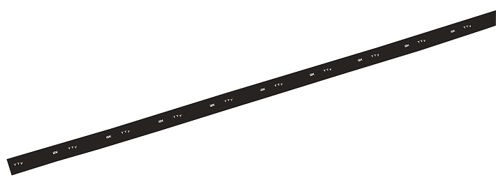 IEK Трубка термоусадочная ТТУ нг-LS 60/30 черная 1м