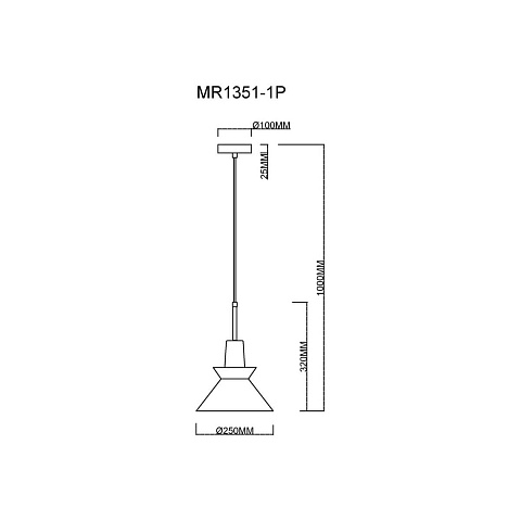 Подвесной светильник MyFar Kristina MR1351-1P