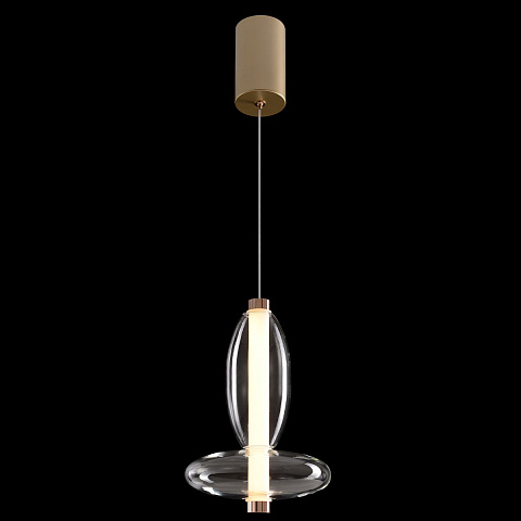 Подвесной светильник Crystal Lux QUASAR SP10W LED TRANSPARENT