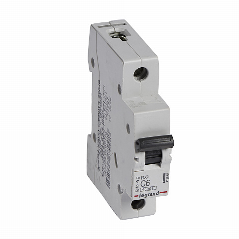 Legrand RX3 Автоматический выключатель 1P 6А (C) 4,5kA