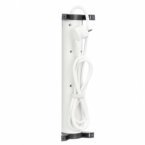 Legrand Revolution Комфорт Бело-черный Удлинитель 3x2К+З с 2xUSB A+C (3А), кабель 1,5м, плоские розетки, УЗИП с индикацией, фиксируемый поворотный бло