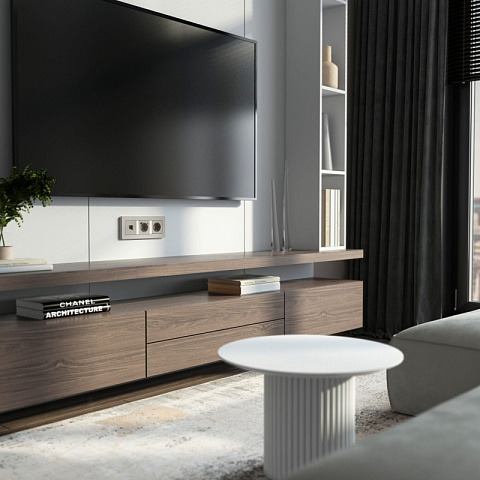 Розетка Werkel W1281004 дымчатый