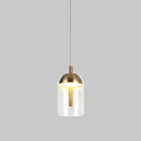 Подвесной светильник Eurosvet Palm 201056/1 LED латунь a072228