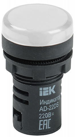 IEK Лампа AD16DS(LED)матрица d16мм белый 230В AC