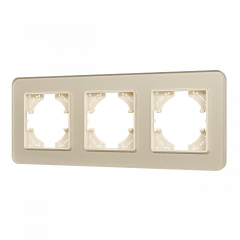Рамка стеклянная FRM-OMALI-SFGS-3-GD Arlight 049715