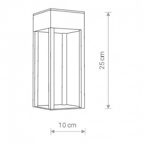 Уличный светодиодный светильник Nowodvorski Structure Led 8146
