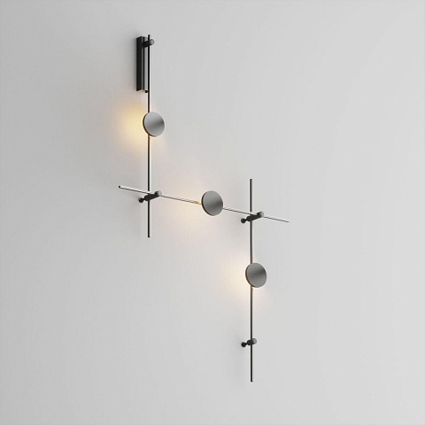 Основание настенное Wall для трековых светильников Maytoni Technical Flarity TFC-Flar-W01-B