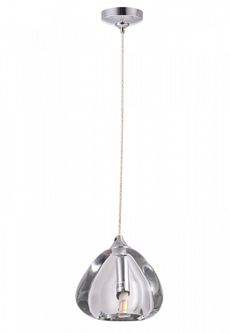 Подвесной светильник Crystal Lux VERANO SP1 TRANSPARENT