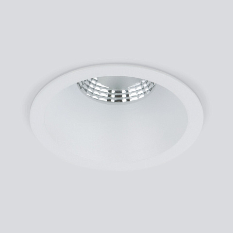 Встраиваемый светильник Elektrostandard 15266/LED 7W 3000K WH белый