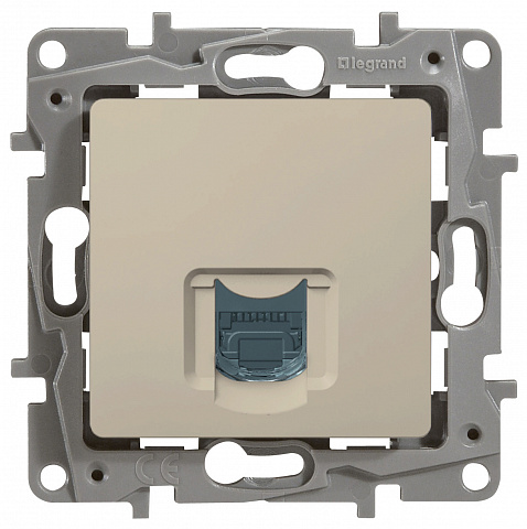 Legrand Etika Слоновая кость Розетка комп (RJ45) 5 категория  UTP
