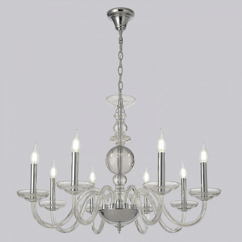 Подвесная люстра Crystal Lux ARABESQUE SP8 CHROME