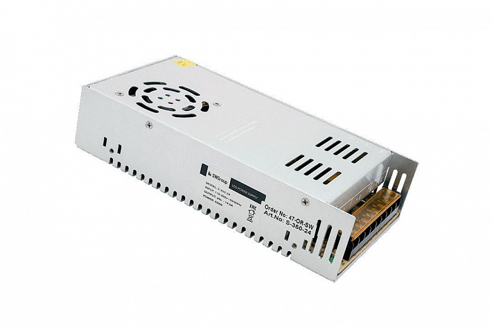 Блок питания SWG 24V 350W IP20 14,5A S-350-24 000125