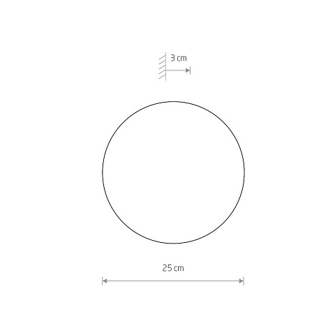 Настенный светильник Nowodvorski Ring Led M White 7638