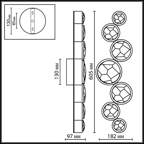 Бра Odeon Light 7174/15WLA