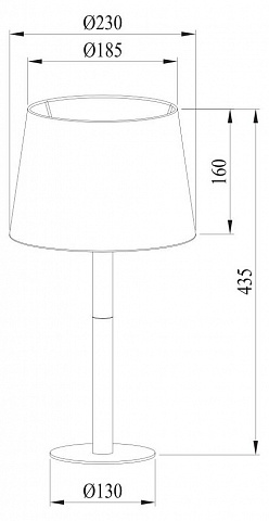 Настольная лампа ARTE Lamp A2102LT-1WH