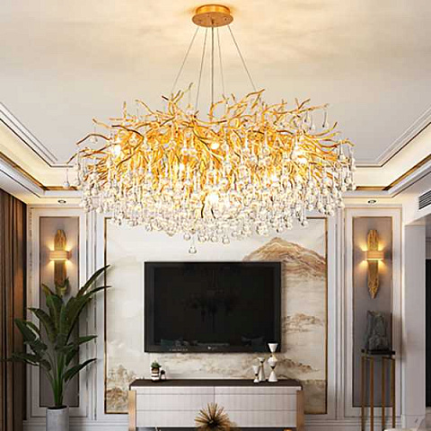 Подвесная люстра Imperium Loft Droplet Chandelier Circle D100 213702-22