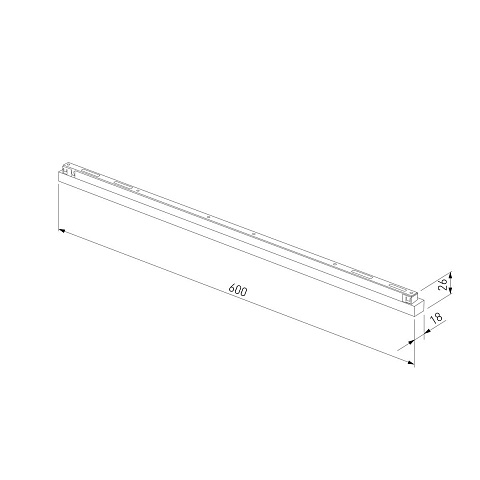 Трековый светильник 24W 3000K никель Elektrostandard 85527/01_система Лайн a072702