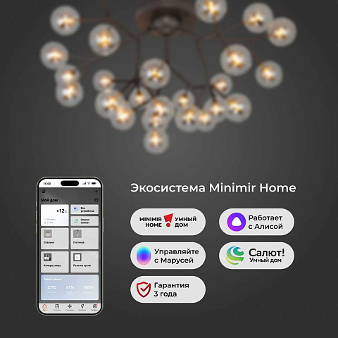 Потолочная люстра Bogates 544 Smart