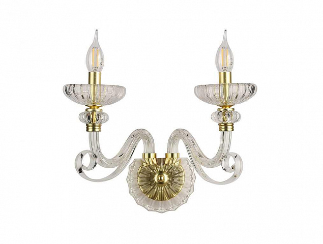 Бра Newport 8622/A mat.soft gold clear