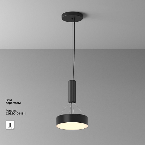 Накладной светильник Maytoni C032CL-24W3K-RD-B