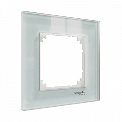 Schneider Electric Merten SM M-Elegance Стекло Белый Кристалл Рамка 1-ая