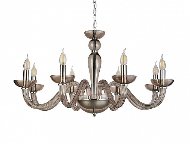 Подвесная люстра Newport 8648/C chrome coffee