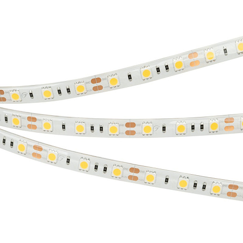Светодиодная влагозащищенная лента Arlight 4W/m 60Led/m 5060SMD теплый белый 5M герметичная RTW-SE-B60-10mm 12V Warm3000 014692(3)
