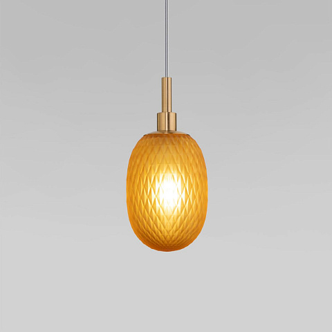 Подвесной светильник Eurosvet Pineapple 50266/1 янтарный