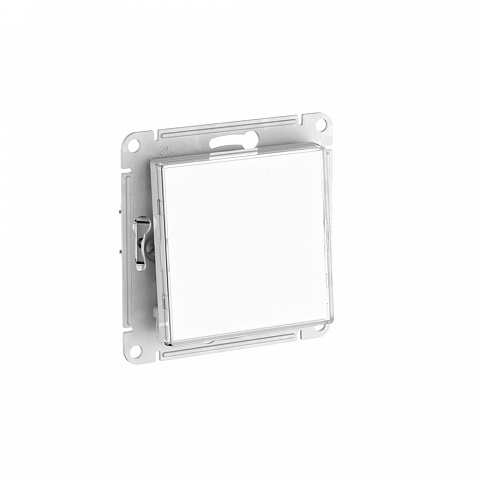 Systeme Electric AtlasDesign Art Белый Выключатель 1-клавишный, сх.1, 10АХ, мех., быстрозажим. клем.