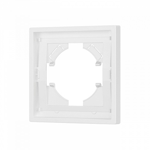 Рамка пластиковая FRM-TENDO-PL-1-WH Arlight 053835