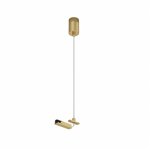 TR5717-SB Подвод питания для подвесного монтажа трека SHINE BASE, 48V DC, IP20, 2м, сатинированная латунь, алюминий