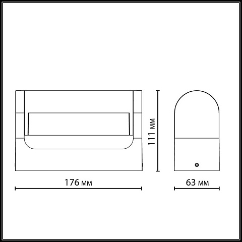 Садово-парковый светильник Odeon Light 7117/12WL