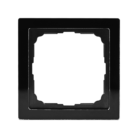Systeme Electric ArtGallery Pure Органическое стекло Черный Рамка 1-ая