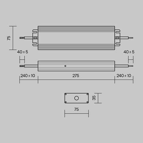 Драйвер Maytoni PSL008-250W-48V-IP67