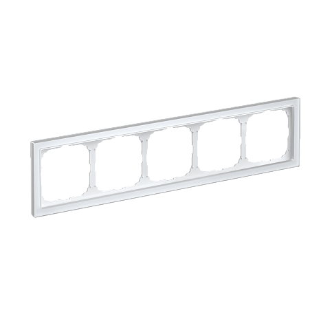 Systeme Electric ArtGallery Pure Органическое стекло Белый Рамка 5-ая