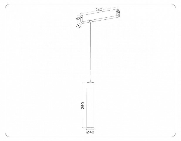 Светильник на шине Ambrella Light GL1431
