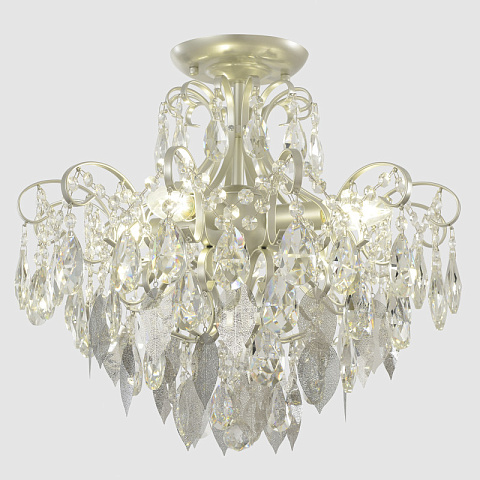 Накладная люстра Crystal Lux ESMIRALDA PL4 SILVER