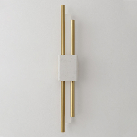 Бра Crystal Lux CARTA AP6W LED WHITE/BRASS