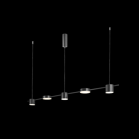 Подвесная люстра Crystal Lux TRISTAN SP5 L1200 BLACK
