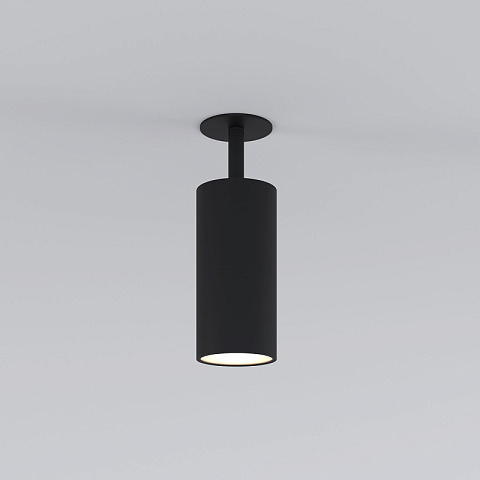 Встраиваемый светильник Elektrostandard Diffe черный 15W 4200K (25066/LED)