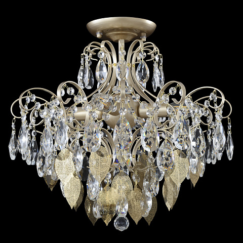 Накладная люстра Crystal Lux ESMIRALDA PL4 GOLD